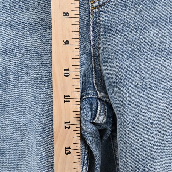 SPANX Jeans Womens Size LP Kick Flare Indigo Sky Pull On Stretch Blue Denim NEW - Picture 12 of 13